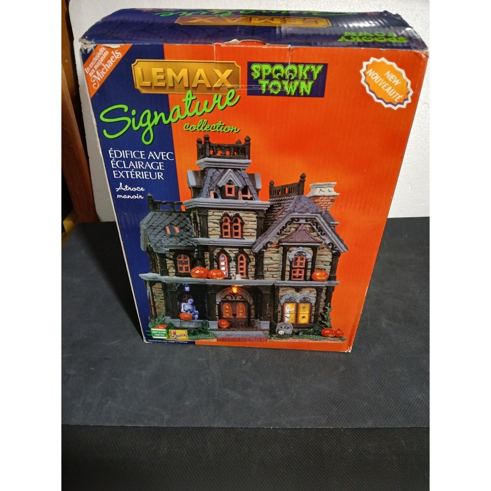 Lemax Spooky Town Witches Perch 2006 Signature Collection Retired & Rare WORKING - Picture 1 of 7